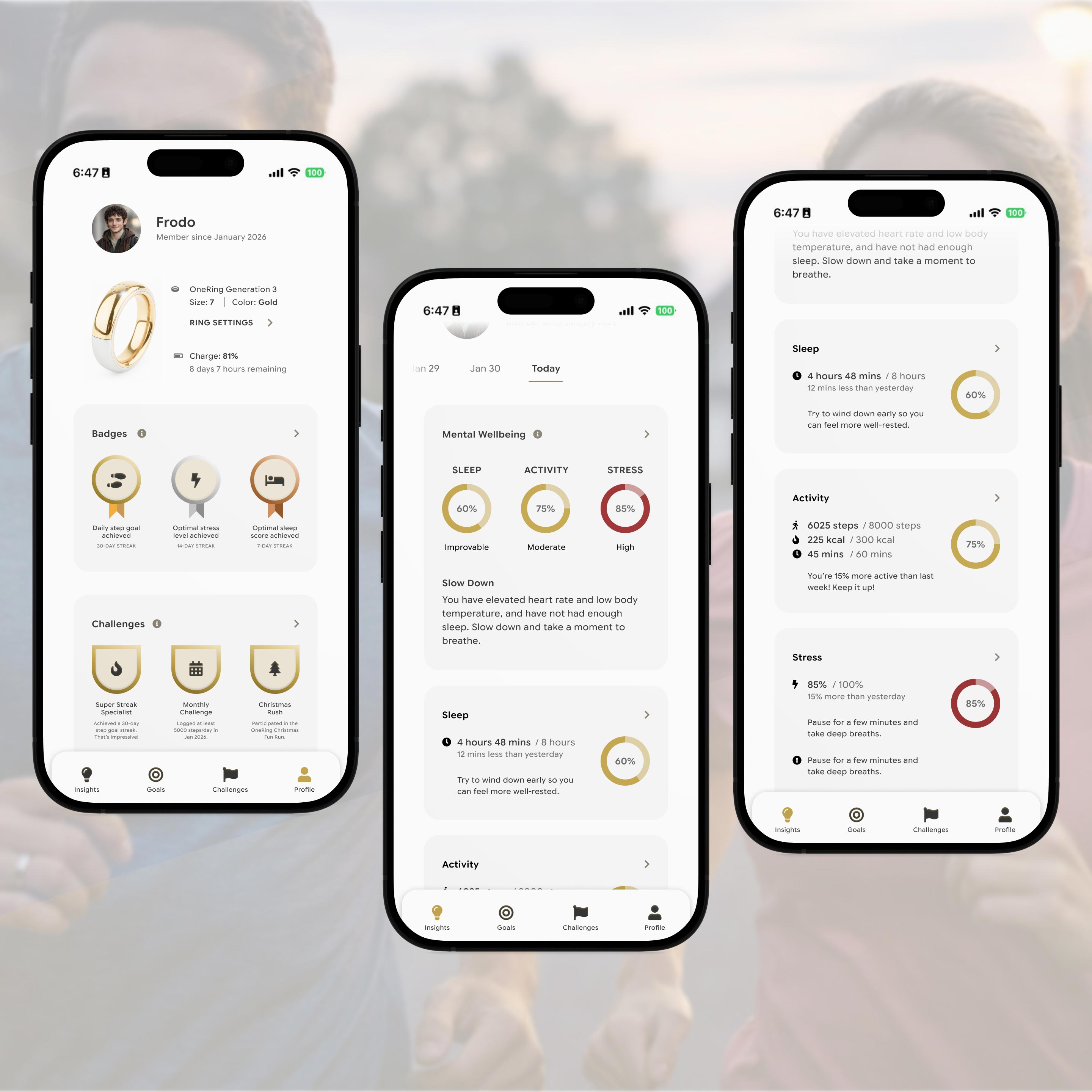 100 Days of UI Challenge - User Profile header